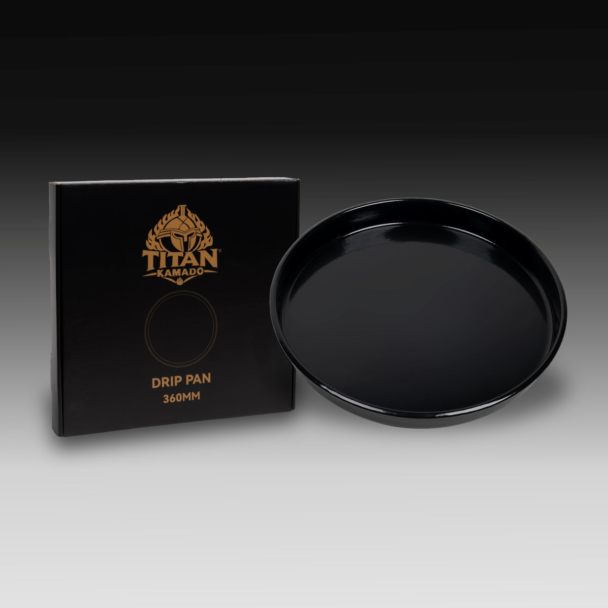 Titan Kamado Stalen Drip Pan 36x36x4 cm – Vetopvangbak voor kamado