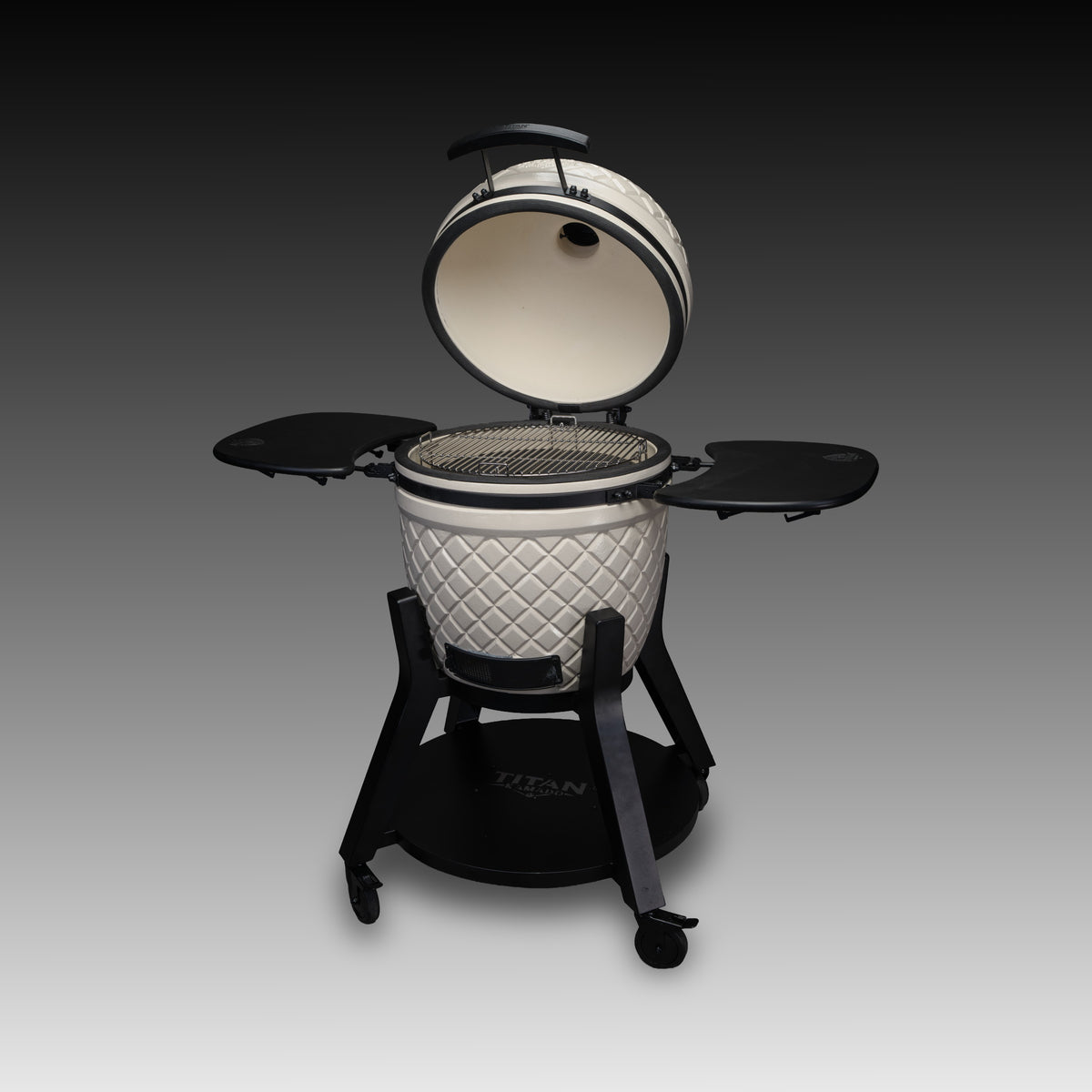 Titan Kamado 22” Sandstone Edition – Premium-Keramik-BBQ