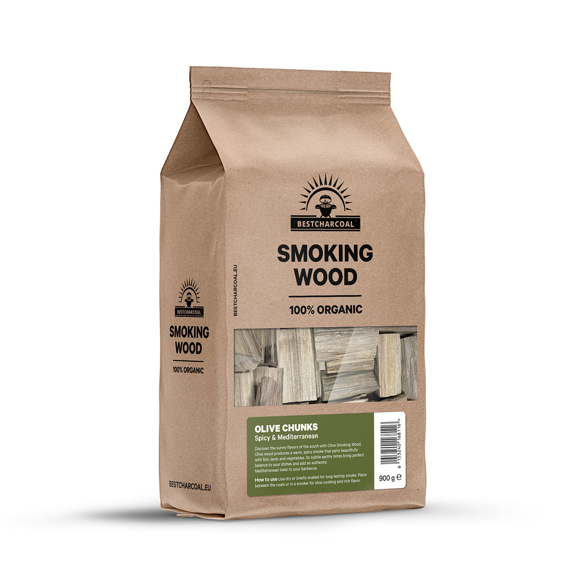 Rookhout Chunks – Olive 900 gr