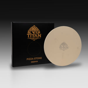 Titan Kamado Pizza Stone 38 cm – For 24-inch Kamado