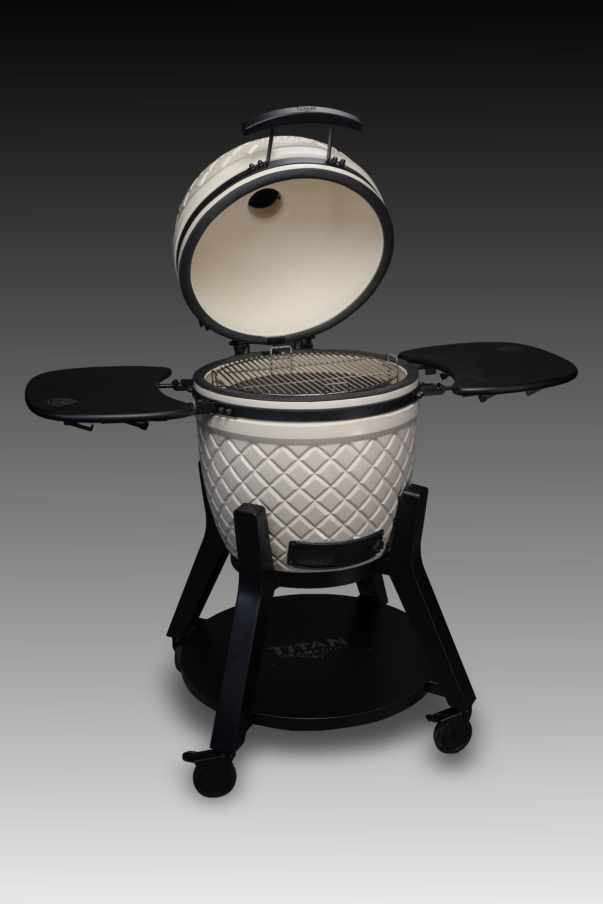 Titan Kamado 22” Édition Sandstone – BBQ haut de gamme en céramique