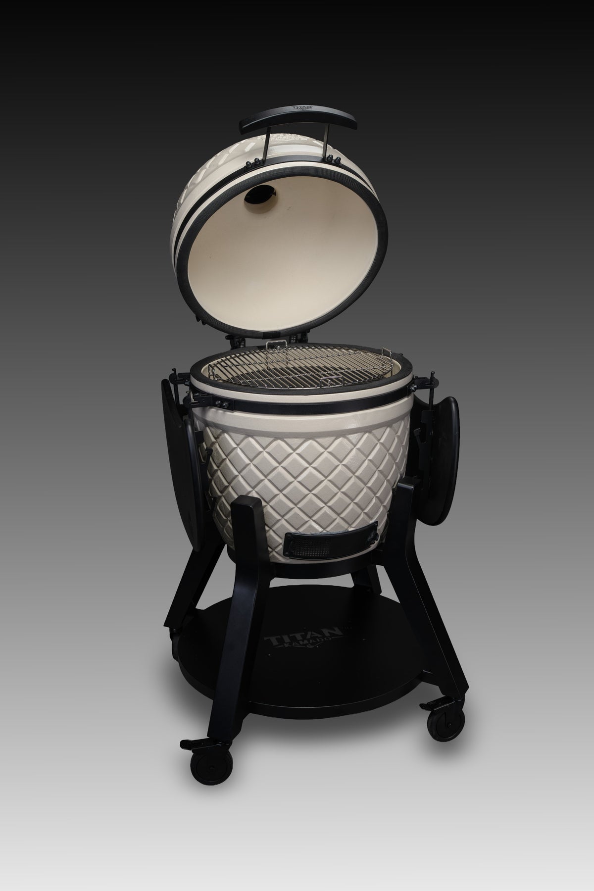Titan Kamado 22” Édition Sandstone – BBQ haut de gamme en céramique